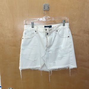 Lucky brand white jean skirt